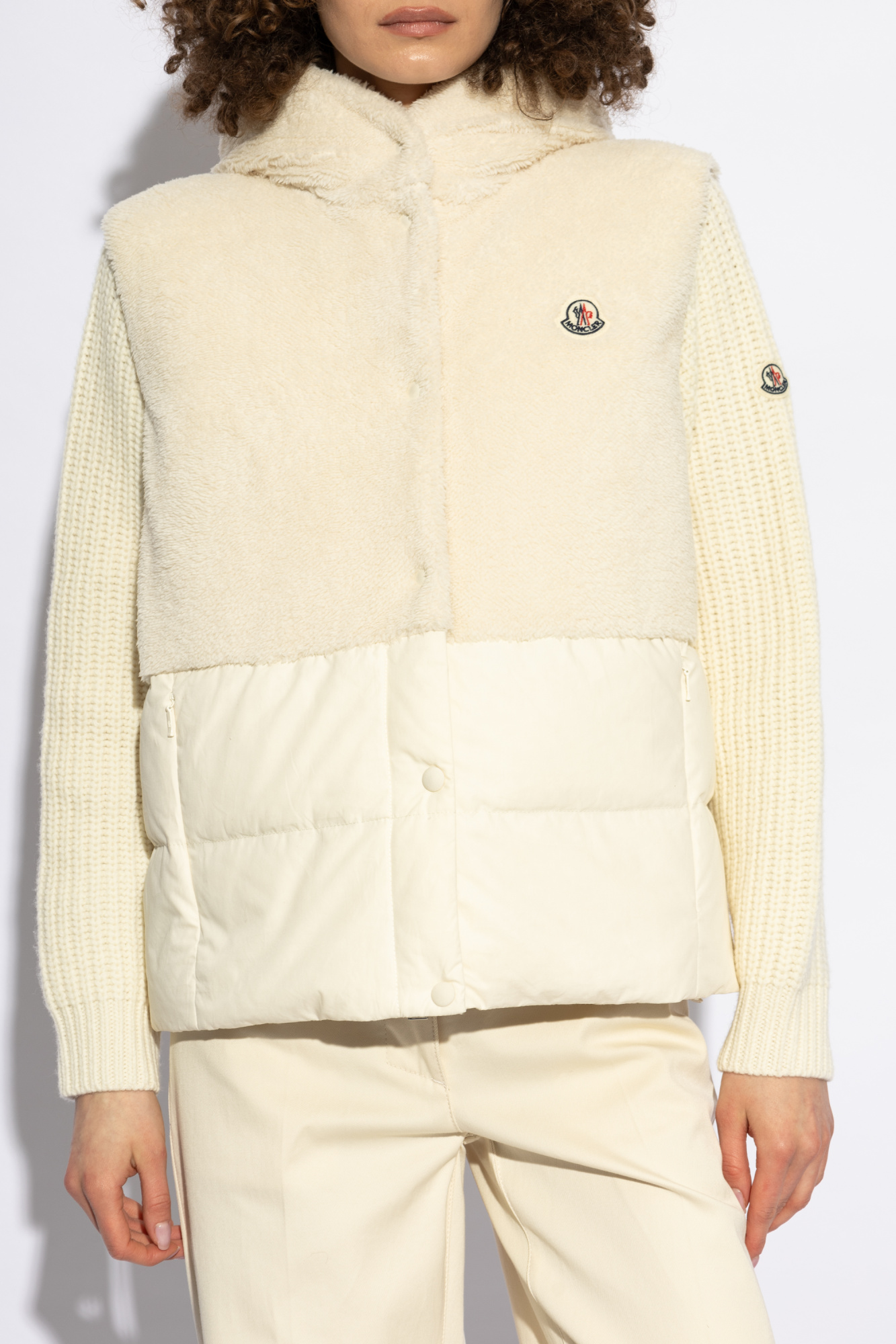 Moncler Floy Teddy Hooded Down Gilet 関税込 Moncler Floy Teddy Hooded Down Gilet 関税込